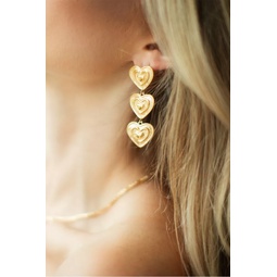 Heartbeat Earrings By Evie Jewelry