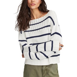 Lucky Brand Striped Pullover Sweater