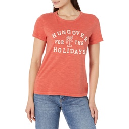 Lucky Brand Hungover For The Holidays Classic Crew Tee