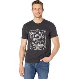 Mens Lucky Brand Lucky OL Skool Plaque Tee