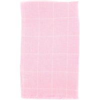 Luigi Borrelli New Pink Linen Scarf