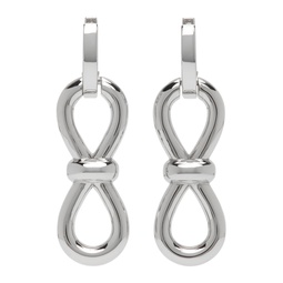 Silver Bow Earrings 231404F022039