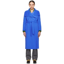 Blue Mai Coat 241015F059003