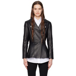 Black Day Leather Jacket 231015F064001