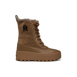 Brown Hero Boots 222015F113001