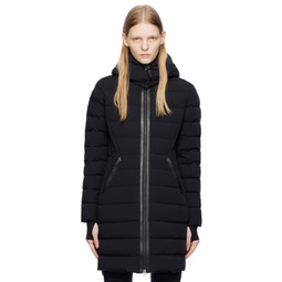 Black Farren Down Coat 232015F061027