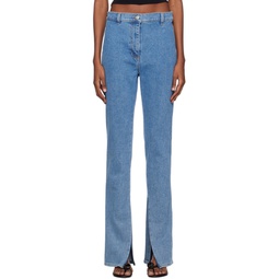 Blue Slim Fit Jeans 241533F069002