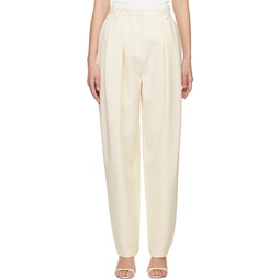Off White Tapered Trousers 241533F087004