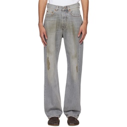 Blue Flattone Jeans 241516M186001