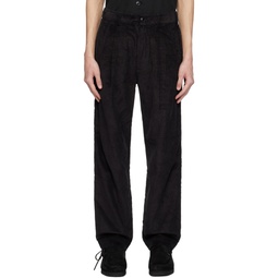 Black Loose Fit Trousers 232983M191007