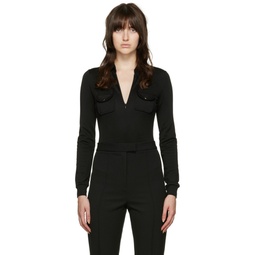 SSENSE Exclusive Black Adrienne bodysuit 222938F358001