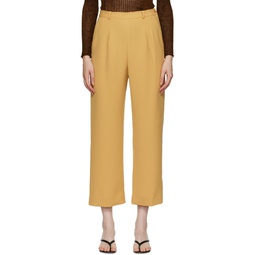 SSENSE Exclusive Yellow Alix Trousers 222938F087003