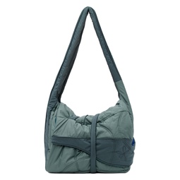 Blue XL Paneled Bag 231924M170001