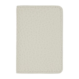Gray Four Stitches Card Holder 232168F037010
