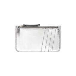 Silver Four Stitches Card Holder 231168M163007