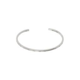 Silver Numerical Cuff Bracelet 232168M142016