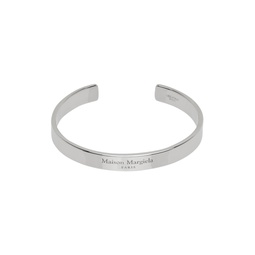 Silver Logo Cuff Bracelet 231168F020012