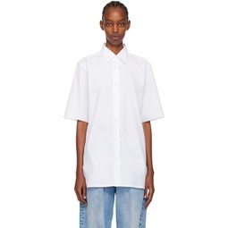 White Button Up Shirt 232168F109015