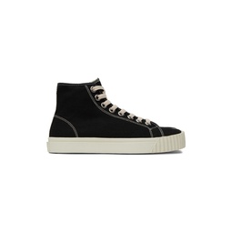 Black   White Tabi Sneakers 231168M236004