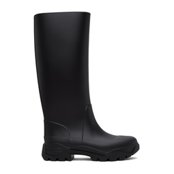 Black Tabi Rain Boots 232168F115005