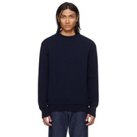 Navy Patch Sweater 241168M201021