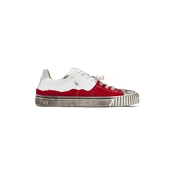 White   Red New Evolution Sneakers 241168M237014