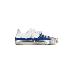 Blue   White New Evolution Sneakers 241168M237013