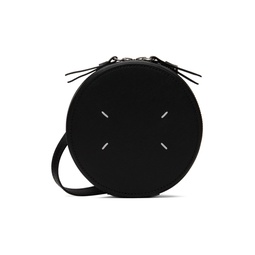 Black Mini Round Pouch 241168M171002