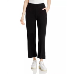 soft touch pull on pants in noir