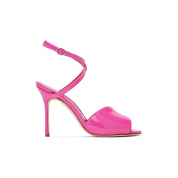 Pink Hourani 105 Heeled Sandals 231140F125023