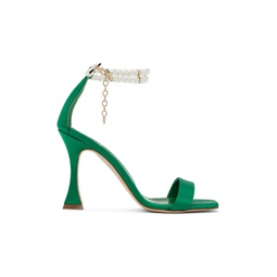 Green Charona Heeled Sandals 222140F125013