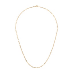 Gold Figaro Chain Necklace 241073M145000