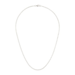 Silver Curb Chain 4mm Necklace 241073M145002