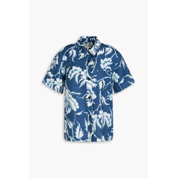 Otto floral-print hemp shirt