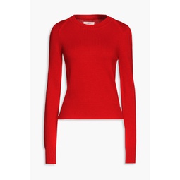 Kleely cotton and wool-blend sweater
