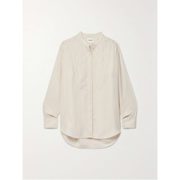 MARANT EETOILE Britten embroidered Lyocell shirt