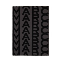 Black   Gray Monogram Knit 231190F028000