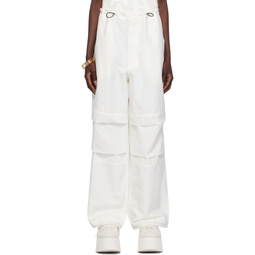 White The Balloon Trousers 232190F087000
