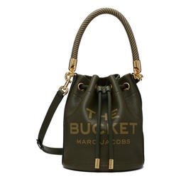 Green The Leather Bucket Bag 241190F048100