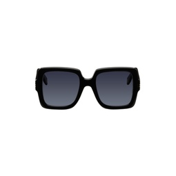 Black Rectangular Sunglasses 231190F005043