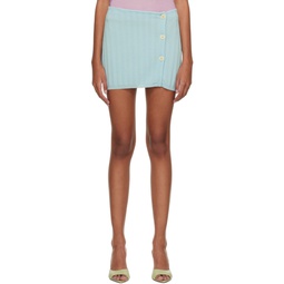 SSENSE Exclusive Blue Miniskirt 222761F090013