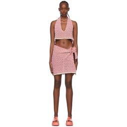 SSENSE Exclusive Pink Cotton Cover Up Set 221761F102004