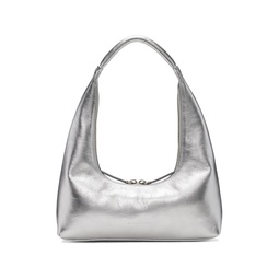 Silver Zipped Bag 241369F048024