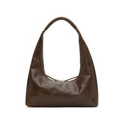 Brown Leather Shoulder Bag 241369F048023