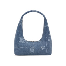 Blue Denim Shoulder Bag 241369F048026