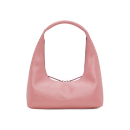 Pink Leather Shoulder Bag 241369F048021