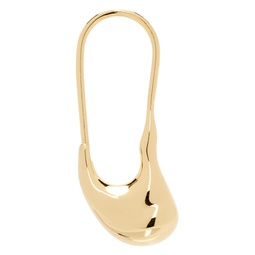 Gold Mini Pebble Single Earring 241353F022010