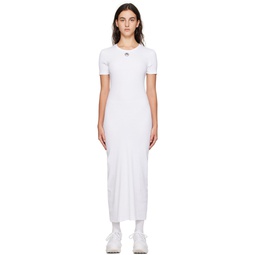 White Embroidered Maxi Dress 232020F054001