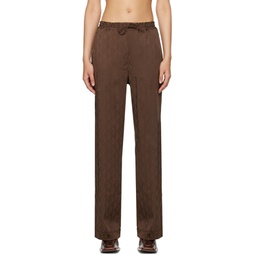 Brown Moon Diamant Trousers 232020F087007
