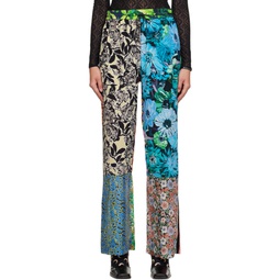 Multicolor Scarves Trousers 232020F087003